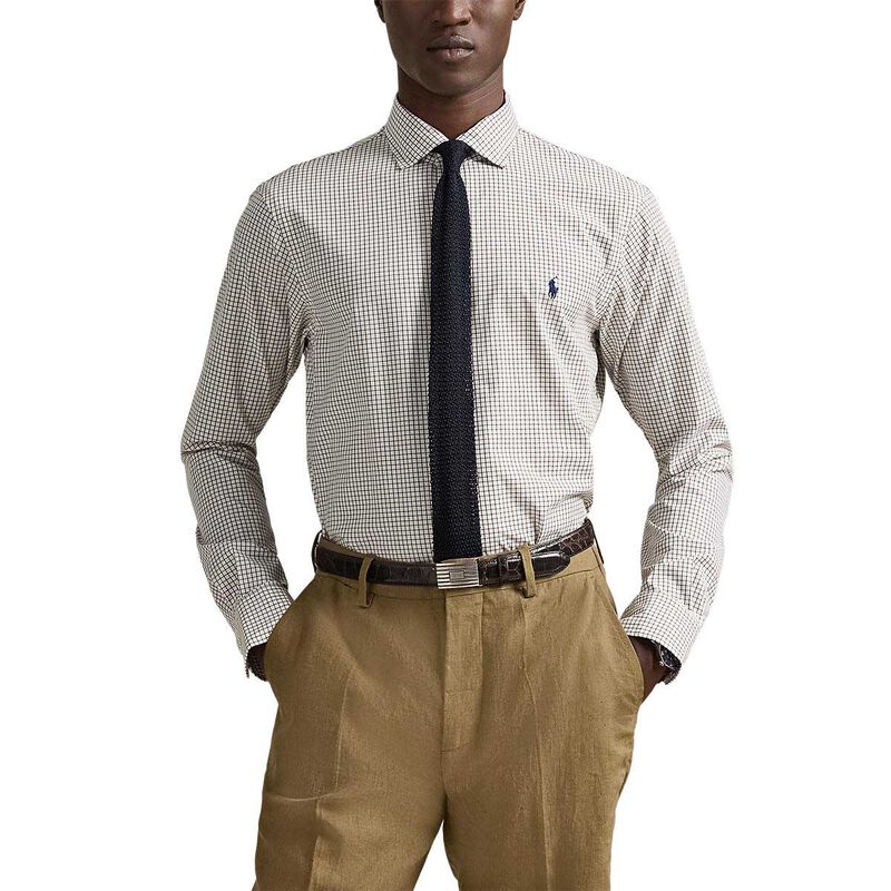 Polo Ralph Lauren Custom Fit Plaid Stretch Poplin Shirt image number 0